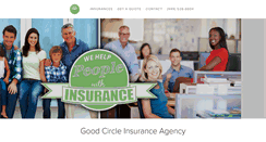 Desktop Screenshot of goodcircleinsurance.com
