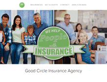 Tablet Screenshot of goodcircleinsurance.com